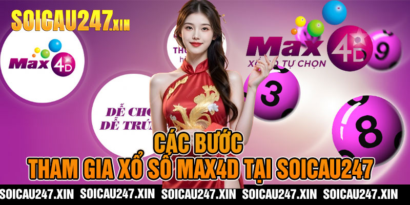 Các Bước Tham Gia Xổ Số MAX4D Tại Soicau247