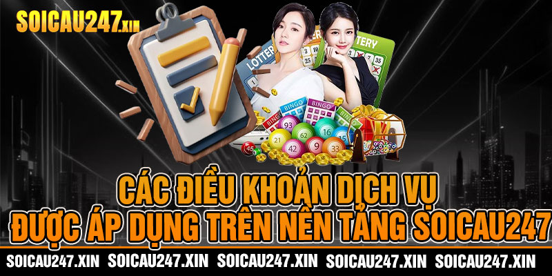 các điều khoản dịch vụ được áp dụng trên nền tảng soicau247